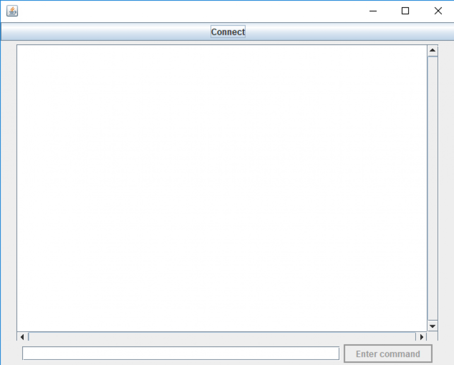 Part B: Connect Client GUI to Server (before the connection)